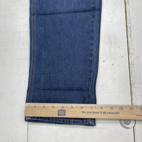 Old Navy Wow Boyfriend Jeans Womens 8 Tall Blue Wash Mid Rise Stretch Denim - Picture 8 of 9